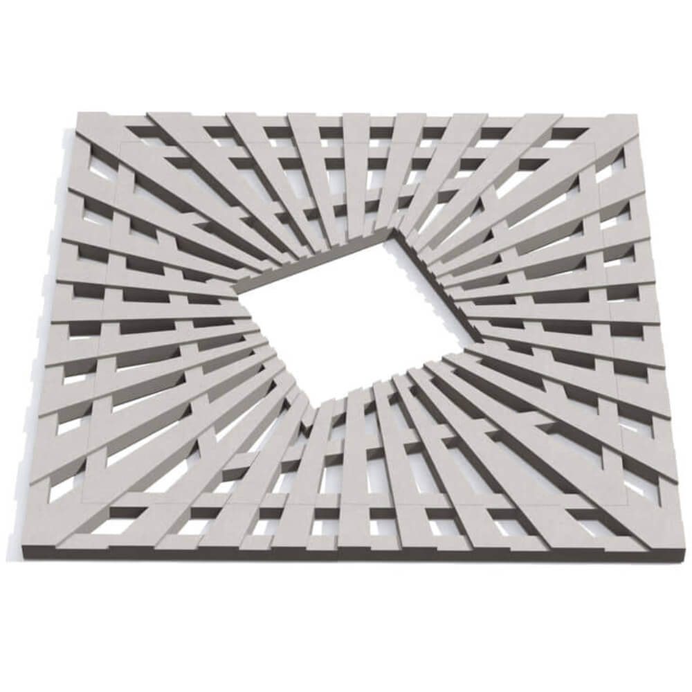 Приствольная решетка для дерева ZKING ATMOSPHERE 1.2х1.2м Бежевая